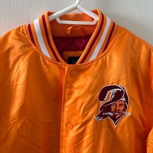 NFL Tampa Bay Buccaneers satin bomber jacket